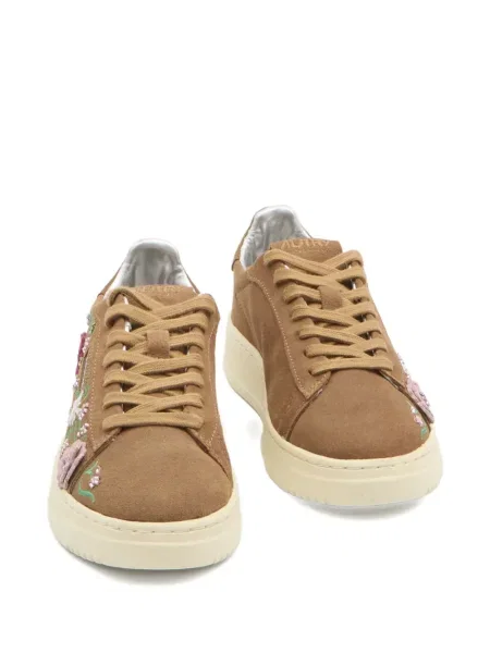 Sneakerși Autry cu model floral maro