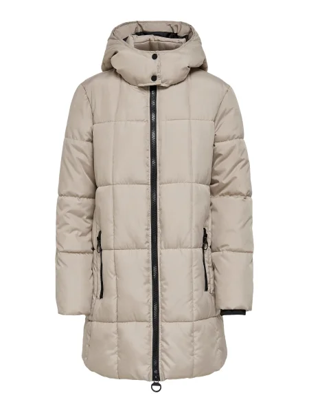 JDY Palton de primăvară-toamnă DAISY taupe gri