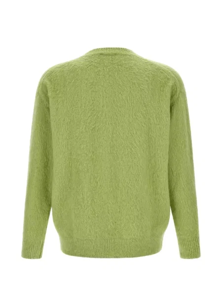 Pulover Roberto Collina cu decolteu rotund verde