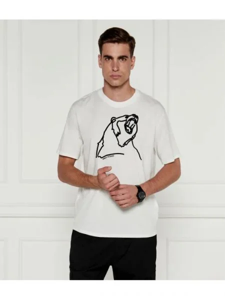 Armani Exchange Tricou alb