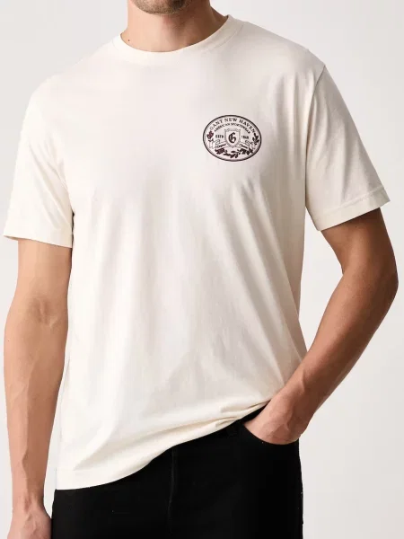 Gant T-shirt beżowa
