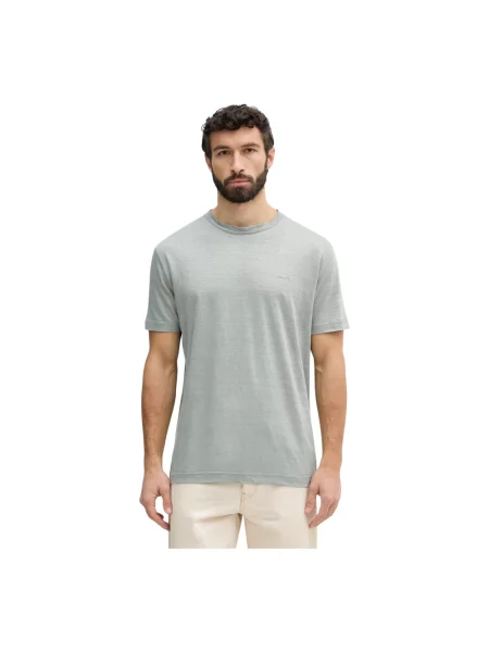 Gant t-shirt lniany niebieska