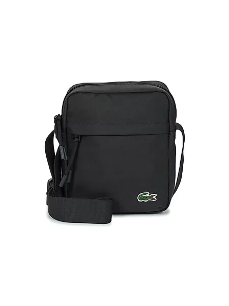 Crossbody torba Lacoste črna