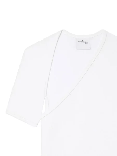 Tricou Courreges alb