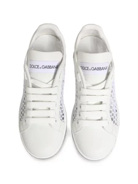 Top Dolce & Gabbana plasă alb