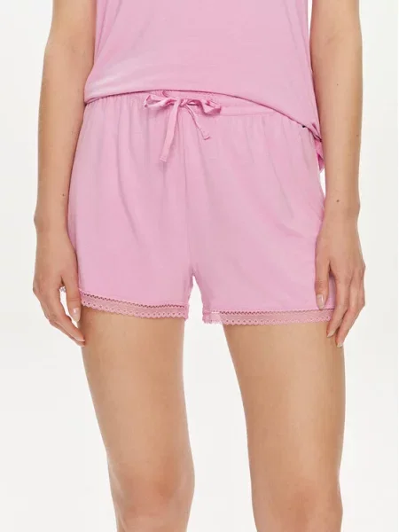 Tommy Hilfiger Kratke hlače pižama Regular Fit roza