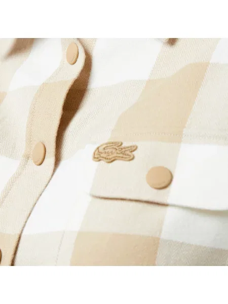 Lacoste Koszula Regular Fit beżowa