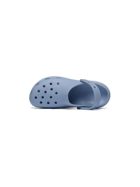 Klasické tenisky Crocs na platforme modrá