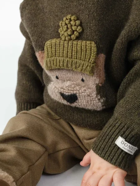 Donsje светр дитячий із мериносової вовни Denn Merino Wool Sweater Terrier
