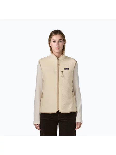 Vestă pentru femei Patagonia Retro Pile natural