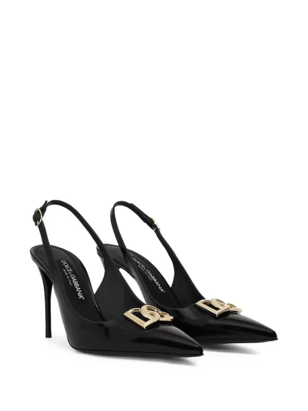 Lodičky Dolce & Gabbana s otevřenou patou černé