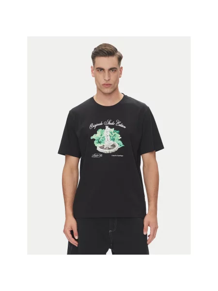 Jack&Jones Majica Hydra Relaxed Fit črna