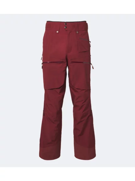 Pantaloni de schi Norrøna roșu