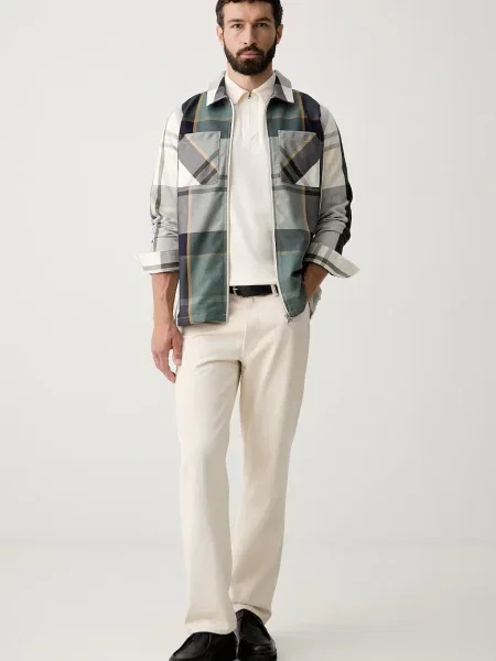 Tricou polo Barbour bej
