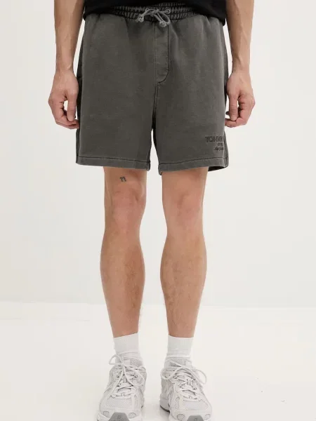 Tommy Jeans trenirka kratke hlače siva