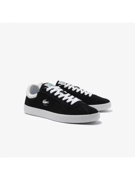 Lacoste Skórzane Sneakersy Baseshot czarne