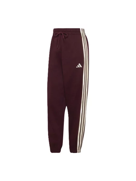 ADIDAS SPORTSWEAR Pantaloni sport Essentials ecru / burgundy roșu
