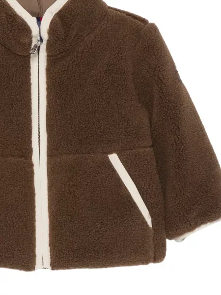 Kurtka dziecięca Moncler Enfant brązowa