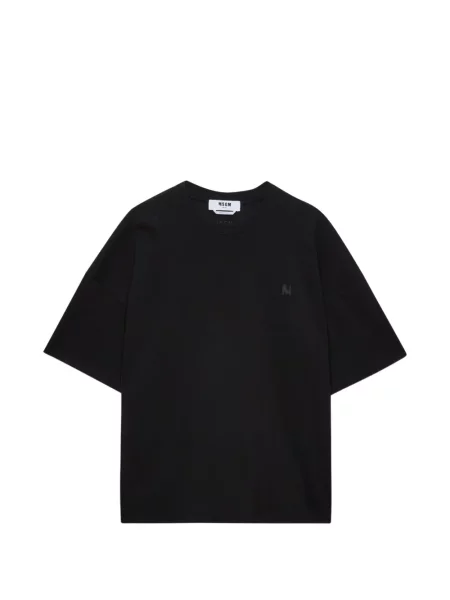 Tričko Msgm s autogramem černé