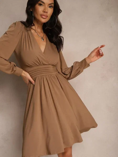 Rochie Selaitea maro