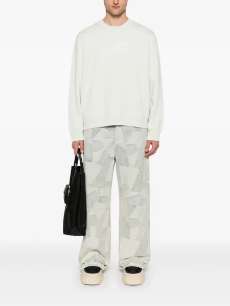 Hanorac Mm6 Maison Margiela cu imagine verde