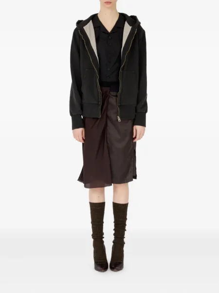 Hanorac cu glugă Maison Margiela gri