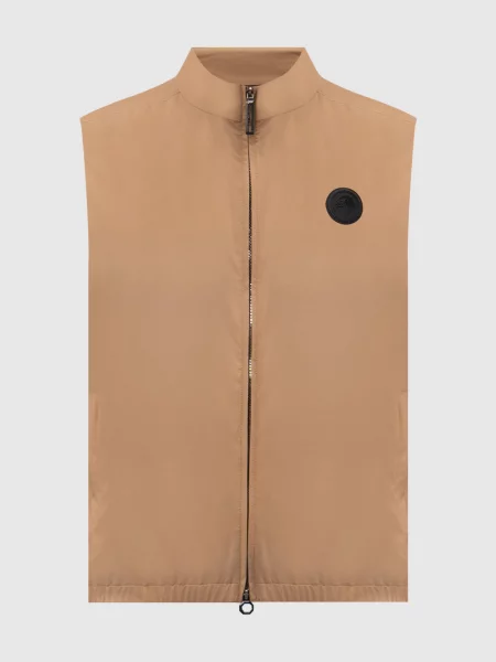 Жилет з логотипом Stefano Ricci коричневий