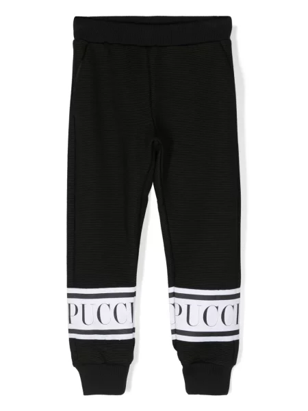 Spodnie dziecięce Pucci czarne
