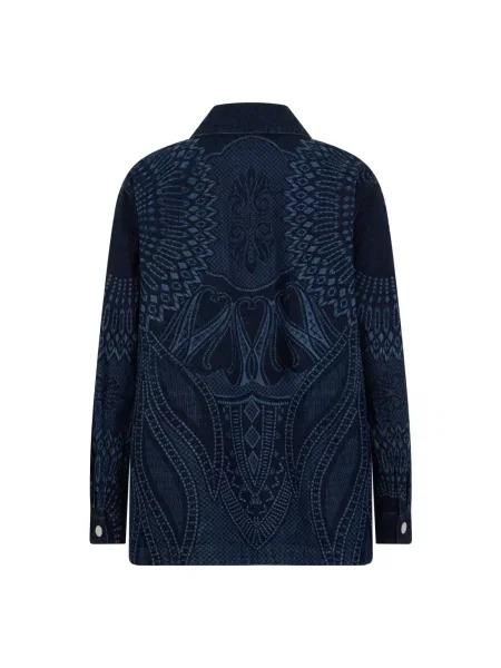 Kurtka jeansowa Alberta Ferretti niebieska