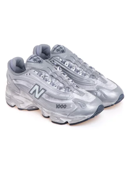 Sneakersy New Balance skórzane szare