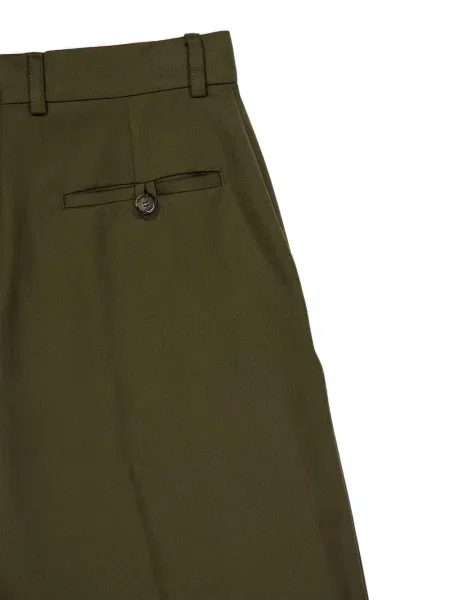 Pantaloni Stella Mccartney de lână plisate verde
