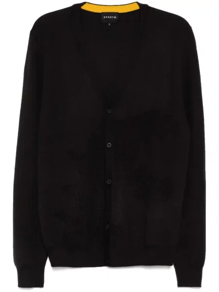 Cardigan Sport B. By Agnès B. din jacard negru