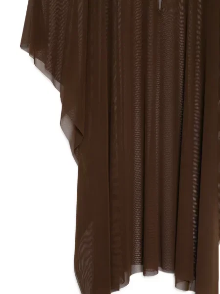 Rochie midi Fisico cu legături maro