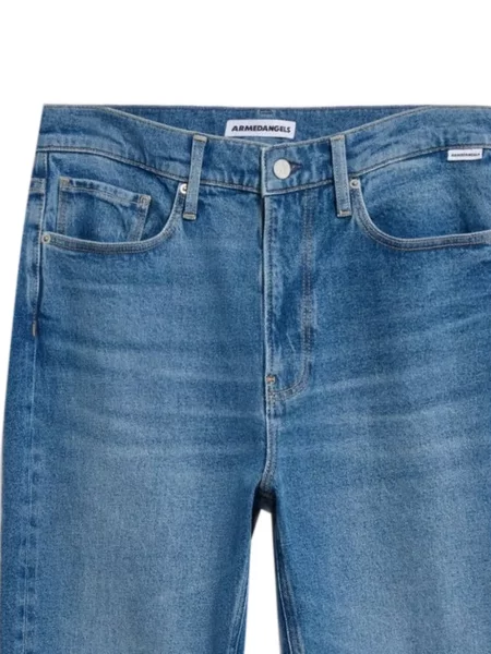 Tapered karcsúsított farmernadrág Armedangels kék