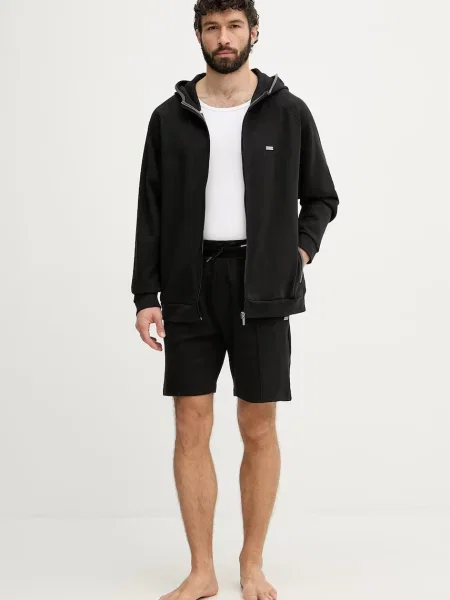 BOSS pantaloni scurți de trening bărbați negru
