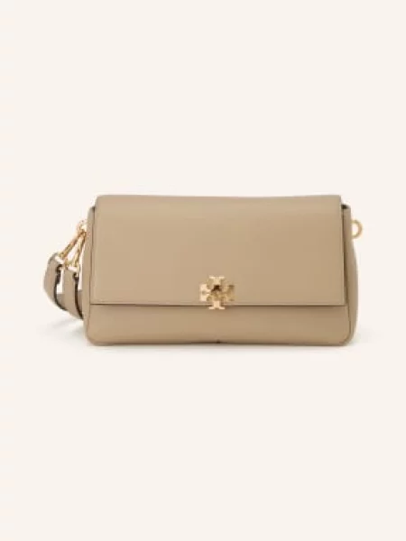 Tory Burch Torba Na Ramię Charlie Small beige beżowa