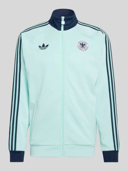 Kurtka treningowa o kroju regular fit z dodatkiem bawełny i logo dfb Adidas Originals