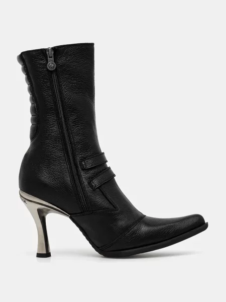 New Rock cizme de piele LUXOR NEGRO MALICIA 2 GOMA NEGRA TACON CARI