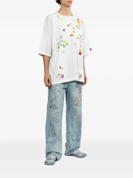 Tricou Maison Mihara Yasuhiro alb
