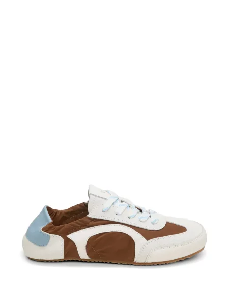 Sneakerși Dorothee Schumacher cu șireturi din dantelă alb