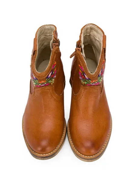 Buty do kostki dziecięce Pèpè brązowe