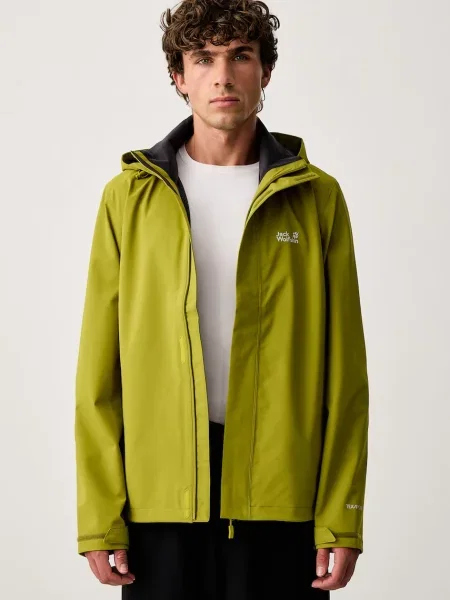 Jack Wolfskin Pelerină de ploaie Trailtime 2L verde