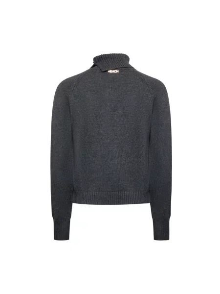 Sweter z golfem Silvian Heach wełniany do golfa szary