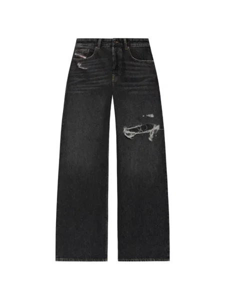 Blugi cu picior larg Diesel D-Rise negru