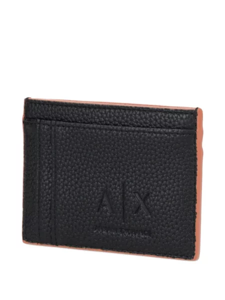 Novčanik Armani Exchange s autogramom narančasta
