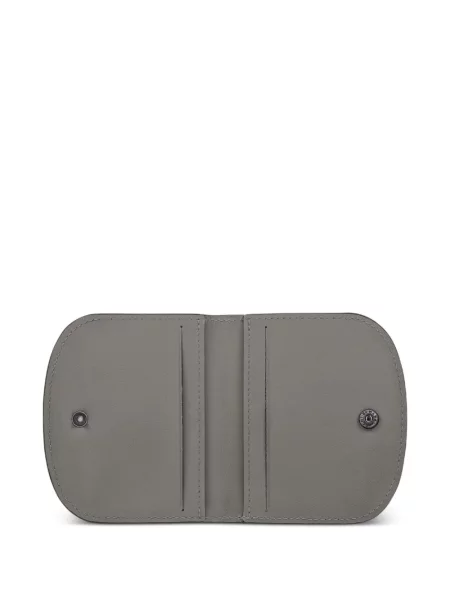 Portofel Longchamp din piele gri