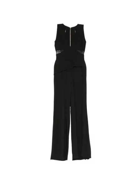 Salopetă Elie Saab din dantelă negru