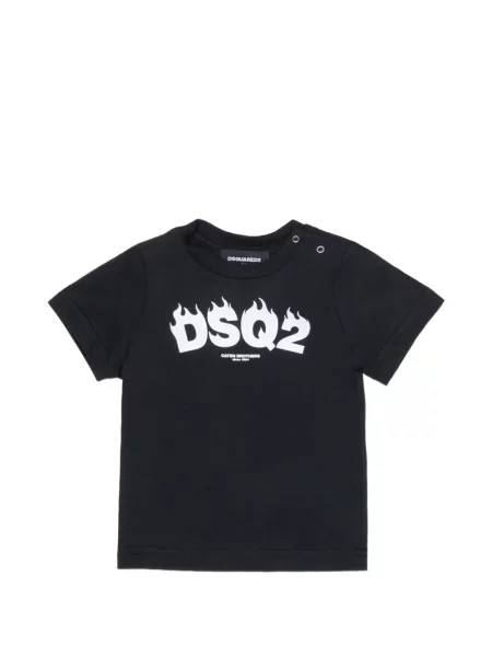 Koszulka dziecięca Dsquared2 czarna