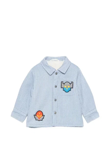 Kurtka koszulowa dziecięca Stella Mccartney niebieska