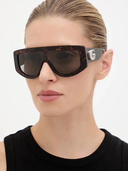 Sunčane naočale Gucci za žene smeđa